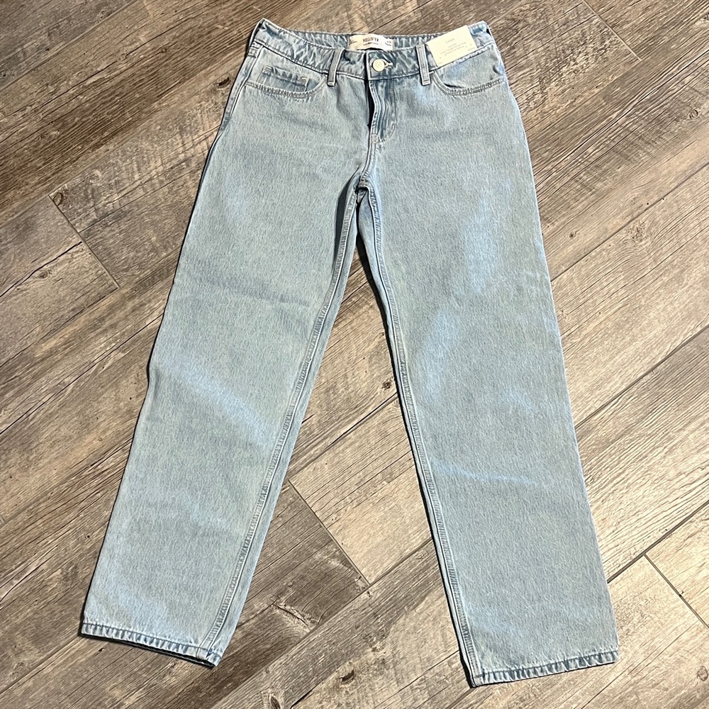Hollister low-rise loose fit light blue Jeans